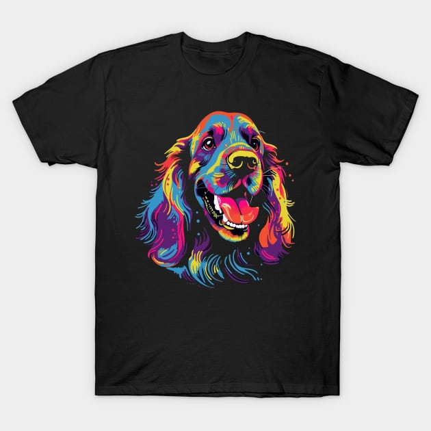 Cocker Spaniel Smiling T-Shirt by JH Mart